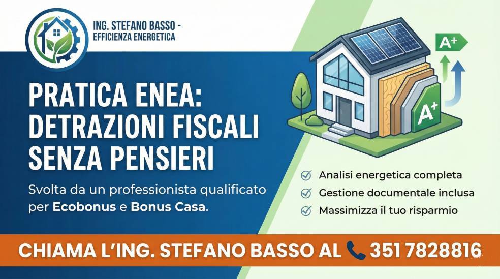 Redazione Pratiche ENEA | Ing. Stefano Basso di Ingegneria101 Srl